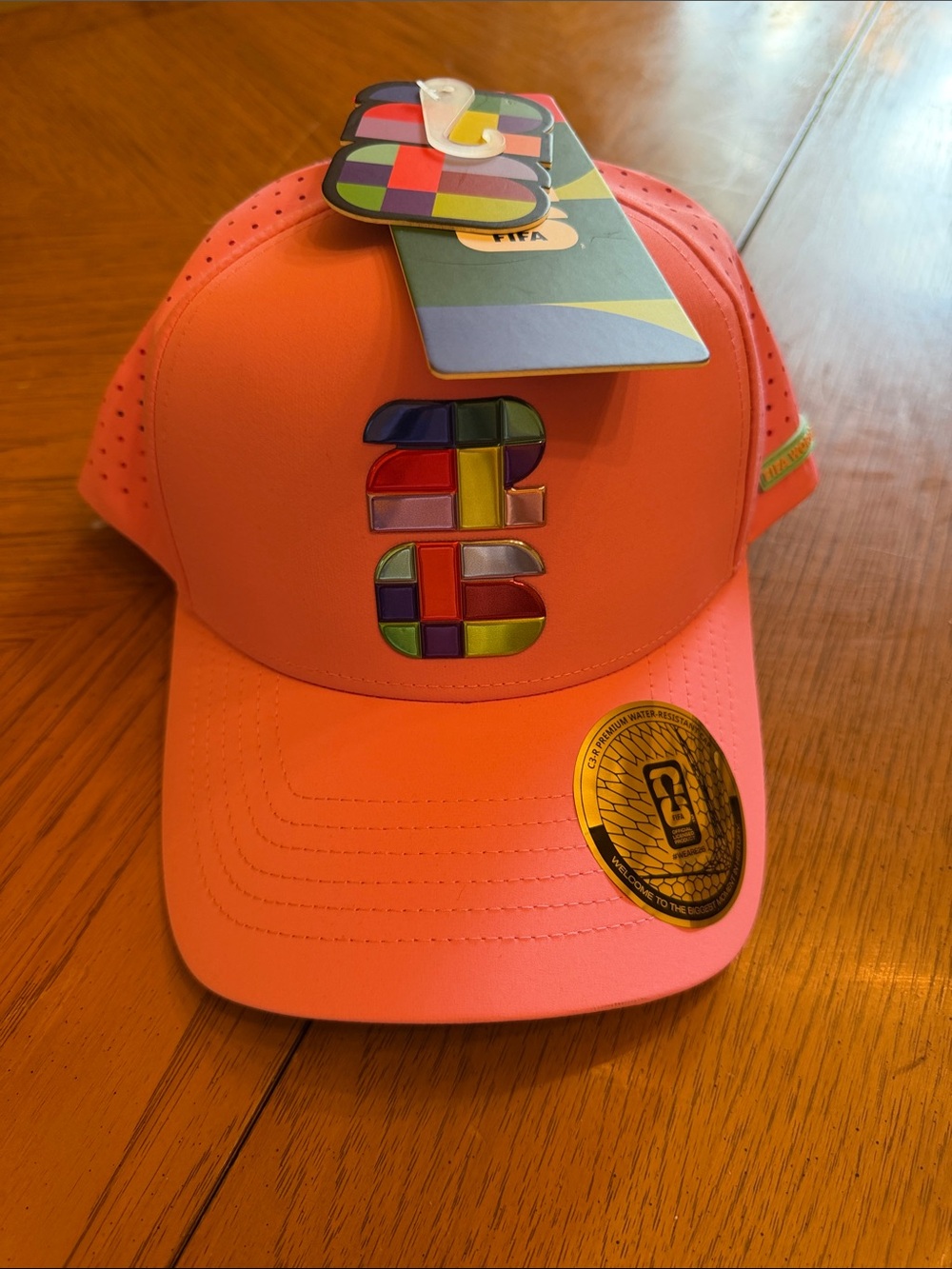 Authentic 2026 FIFA World Cup Breathable Pink Baseball Hat